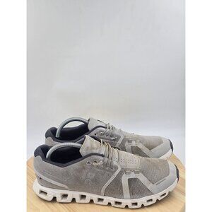 On Cloud 5 Running Shoes Waterproof/ Glacier White mens size 10